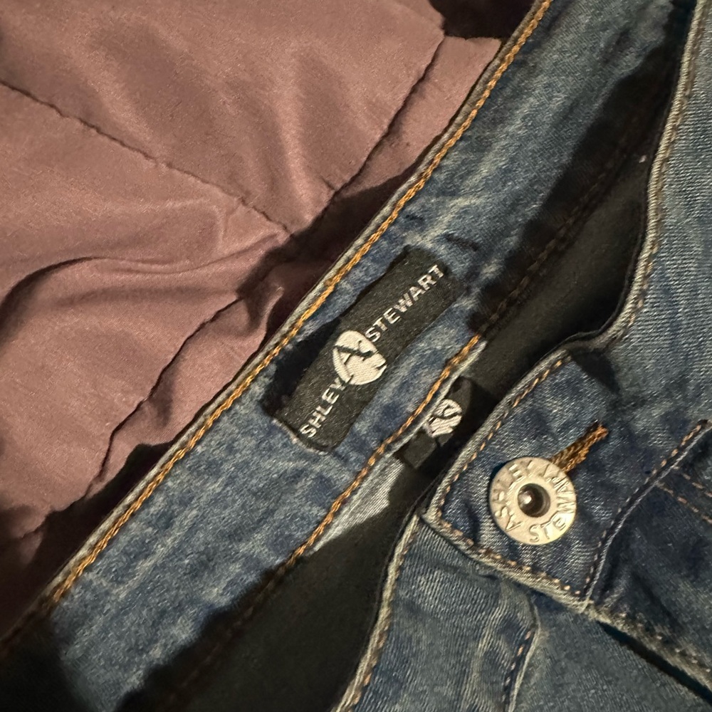 Ripped denim jeans from Ashley Stewart size 36